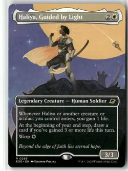Haliya, Guided by Light (Borderless) 289 NM MTG Edge of Eternities Magic - Image 1