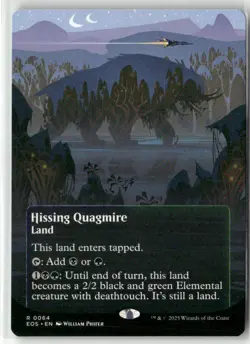 Hissing Quagmire (064) (Borderless) NM MTG  Stellar Sights Magic - Image 1