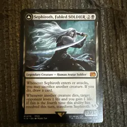 Final Fantasy MTG Sephiroth, Fabled SOLDIER/One-Winged Angel Regular M/NM - Image 1