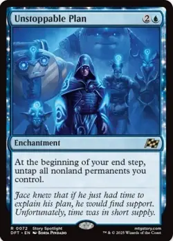 1 x Unstoppable Plan - Aetherdrift - LP - MTG - Image 1