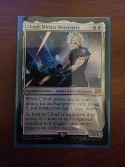 Cloud, Midgar Mercenary Final Fantasy Foil MTG - Image 1