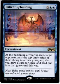 MTG Patient Rebuilding Core Set 2019 Rare #67 - Image 1