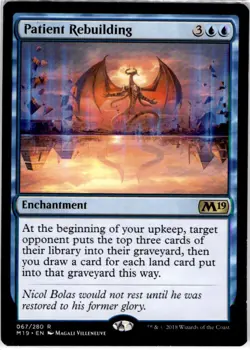 MTG Patient Rebuilding Core Set 2019 Rare #67 - Image 3
