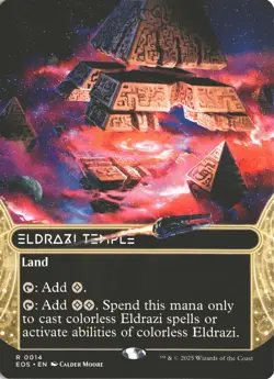 MTG Eldrazi Temple (0014) *Non-Foil* Borderless Edge of Eternities Stellar NM/MT - Image 1