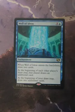 MTG Well of Ideas - Commander 2014 Regular Rare - Light Play - Image 1