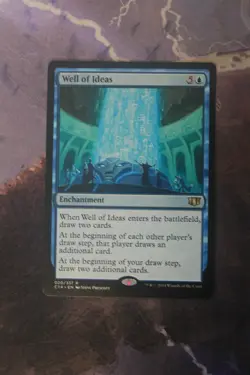 MTG Well of Ideas - Commander 2014 Regular Rare - Light Play - Image 3