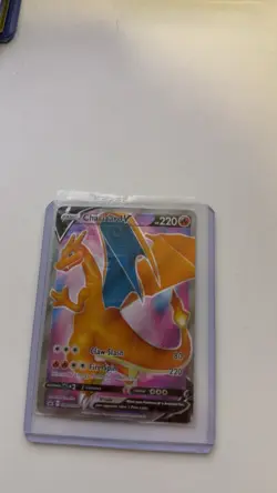 Charizard V SWSH050 - Pokemon TCG Black Star Promo (2020) Full Art Holo SEALED - Image 1