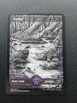 Magic the Gathering SWAMP Innistrad: Crimson Vow #273 - Image 3