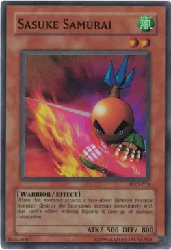 Yu-Gi-Oh! Sasuke Samurai (NM) Unlimited Edition Super Rare PGD-015 - Image 1