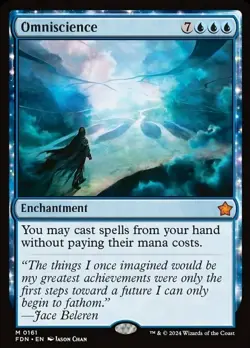 [1x] Omniscience Near Mint, English Foundations Singles MTG Magic - Image 1
