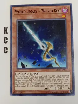 Yu-Gi-Oh TCG CHIM-EN021 World Legacy - "World Key" - Image 3