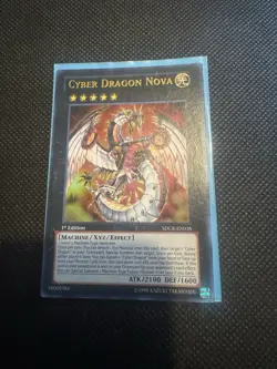 Cyber Dragon Nova SDCR-EN038 Ultra Rare 1st Edition Near Mint Yugioh - Image 2