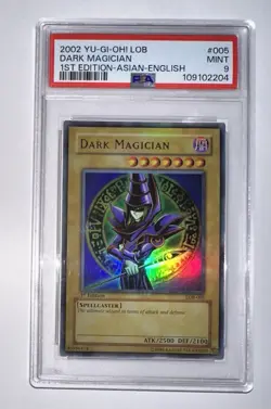 Dark Magician LOB-005 The Legend of Blue Eyes White Dragon 1st Edition - Image 4