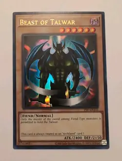 Beast of Talwar PSV-EN103 Pharaohs Servant Unlimited Near Mint - Image 3