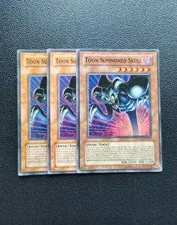 Yu-Gi-Oh -  Toon Summoned Skull  3X  - Full Playset - Image 1