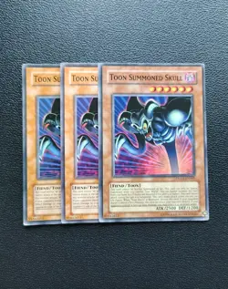 Yu-Gi-Oh -  Toon Summoned Skull  3X  - Full Playset - Image 2