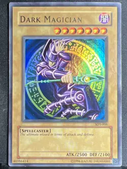 Yugioh Dark Magician SDY-006 Ultra Rare Wavy Unlimited LP - Image 6