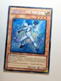 YuGiOh Elemental HERO Neos Alius Secret Rare 1st Edition RYMP-EN010 - VLP - Image 2