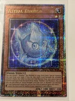 Yugioh! TCG - Astral Kuriboh - Quarter Century Secret Rare - RA04-EN040 Stampede - Image 1