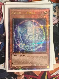 Yugioh! TCG - Astral Kuriboh - Quarter Century Secret Rare - RA04-EN040 Stampede - Image 2