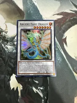 Yugioh Ancient Fairy Dragon Super Rare RA01 - Image 1