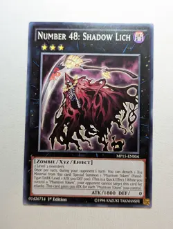 MP15-EN056 Number 48: Shadow Lich Common 1st Edition Yu-Gi-Oh! Card - NM - Image 1