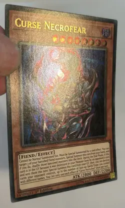 LED5-EN001 Curse Necrofear Ultra Rare 1st Edition VLP YuGiOh Card - Image 3
