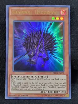 3 x YuGiOh Shaddoll Hedgehog BLHR-EN081 Ultra Rare 1st Ed NM - Image 3