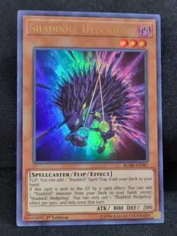 3 x YuGiOh Shaddoll Hedgehog BLHR-EN081 Ultra Rare 1st Ed NM - Image 7