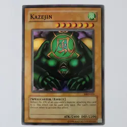 Kazejin - MRD-026 - VLP - Super Rare - Unlimited - Yugioh - 1996 - Image 3