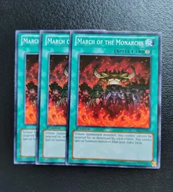 Yu-Gi-Oh - March Of The Monarchs  3X - Full Playset - Image 1