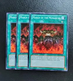 Yu-Gi-Oh - March Of The Monarchs  3X - Full Playset - Image 2