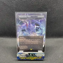 Absorb into Time (Temporal Extortion) Rainbow Foil MTG Final Fantasy Secret Lair - Image 1