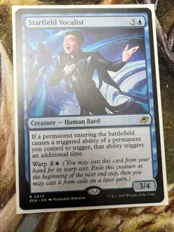 MTG Starfield Vocalist Edge of Eternities Near Mint - Image 1
