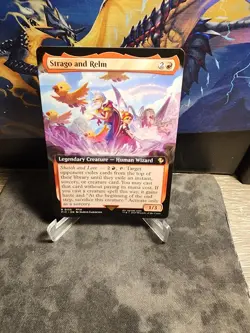 Strago and Relm. Extended Art. FINAL FANTASY 0155 Rare Regular MTG - Image 1