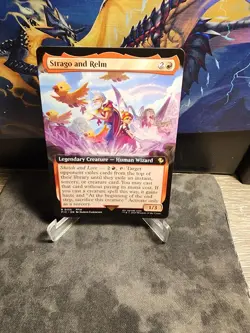 Strago and Relm. Extended Art. FINAL FANTASY 0155 Rare Regular MTG - Image 2