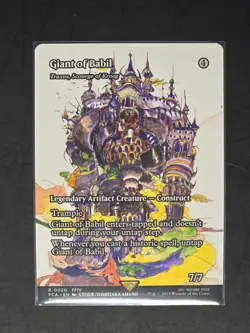 Giant of Babil Traxos, Scourge of Kroog Showcase Final Fantasy 0020 MTG NM/M - Image 1