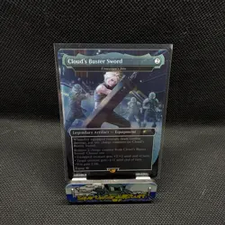 MTG x FINAL FANTASY SECRET LAIR - CLOUD'S BUSTER SWORD #1865 RAINBOW FOIL - Image 1
