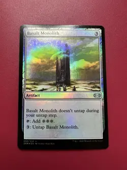 *** Basalt Monolith *** FOIL  Double Masters NM/LP MTG English - Image 1