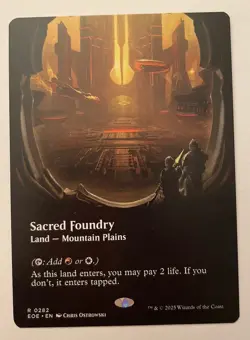 Sacred Foundry - Borderless R MTG Edge of Eternities English - Image 1