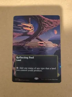 Mtg Reflecting Pool full art galaxy foil Card #0171 - Image 1