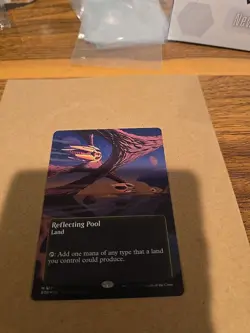 Mtg Reflecting Pool full art galaxy foil Card #0171 - Image 4