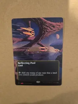 Mtg Reflecting Pool full art galaxy foil Card #0171 - Image 5