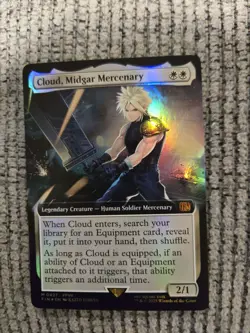 Cloud Midgard Mercenary Entended Art Foiled - Image 2
