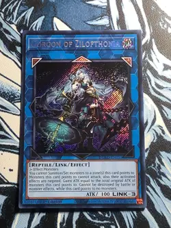 Gorgon of Zilofthonia DUAD-EN050 Secret Rare Duelist's Advance NM 1st Ed YUGIOH - Image 1