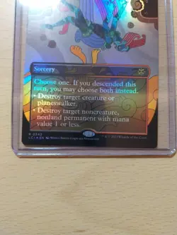 Molten Collapse Showcase Art Foil Rare, Lost Caverns of Ixalan #342, MTG Magic - Image 2