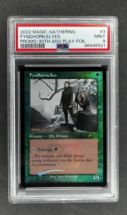 Fyndhorn Elves - Foil (30th Anniversary Play Promos) PSA 9 Unique Promo! - Image 2
