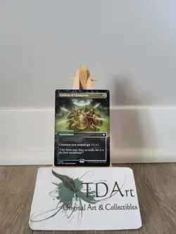 ANTHEM OF CHAMPIONS ~ NM Magic Foundations MTG FDN 0344 BORDERLESS - Image 1