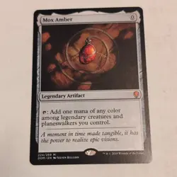 Mox Amber NM Dominaria 224/269 Magic MTG Regular - Image 1