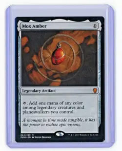 Mox Amber NM Dominaria 224/269 Magic MTG Regular - Image 1